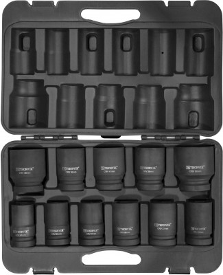 Набор головок торцевых для ручного гайковерта Thorvik LSWS11S (1") 11 предметов