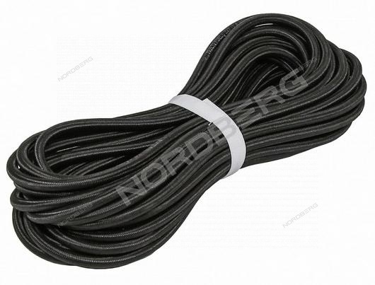 Шланг топливный резиновый в оплетке 4мм бухта 15м NORDBERG H0409NBR-BR_15