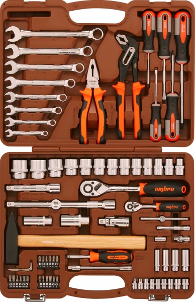 Набор инструмента универсальный 77 предметов Ombra OMT77S