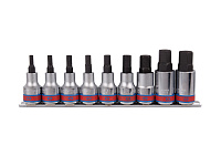 Набор торцевых насадок 1/2", HEX, 3/16"-5/8", 9 предметов KING TONY 4110SR10