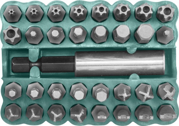 Набор вставок-бит JONNESWAY S29H2133S33 (33 предмета)