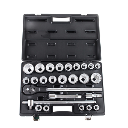 Licota ASK-10061 Набор торцевых головок 3/4" дюйм. и метр. 26пр. (1"-2", 19-50 мм)