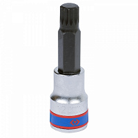 Насадка (бита) торцевая 1/2" SPLINE, M12, L = 80 мм KING TONY 403612