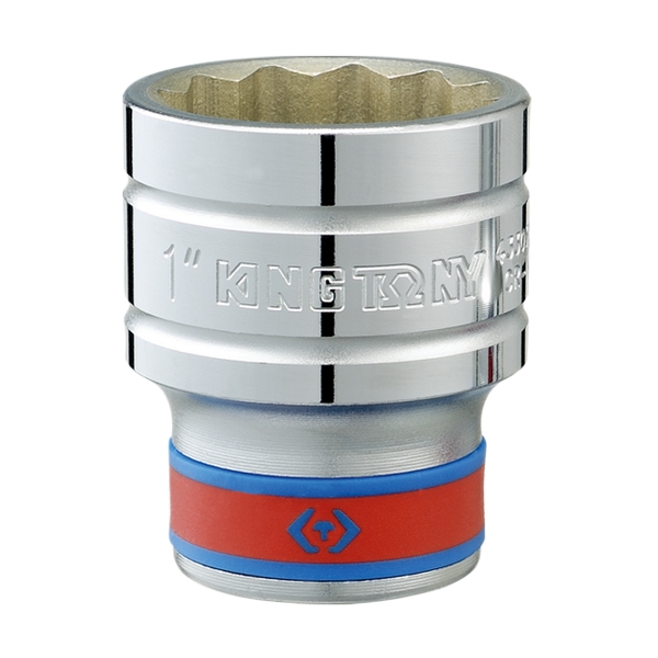 Головка торцевая стандартная двенадцатигранная KING TONY, 1/2", дюймовая