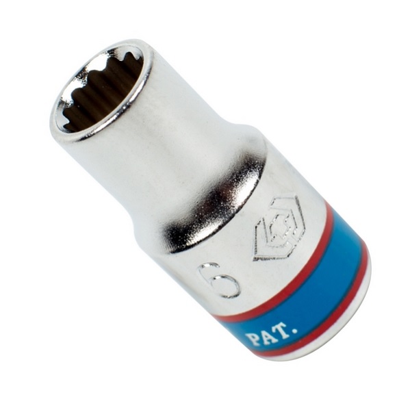 Головка торцевая стандартная двенадцатигранная 1/4", 5,5 мм KING TONY 233055M