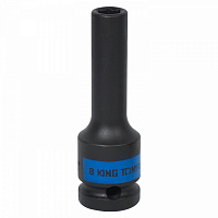 Головка торцевая ударная глубокая шестигранная 1/2", 8 мм KING TONY 443508M
