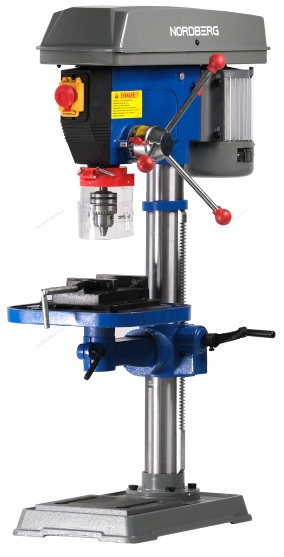 Станок сверлильный NORDBERG ND1660 (750 Вт, 16 мм, 16 скоростей, тиски)