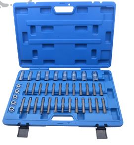 Набор головок и вставок для стоек амортизаторов 38пр., в кейсе