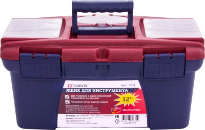 Ящик для инструмента 12" пластиковый 320х175х160 мм Thorvik TB12