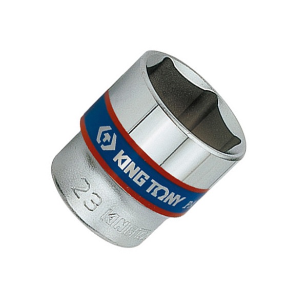 Головка торцевая стандартная шестигранная 3/8"23 мм KING TONY 333523M