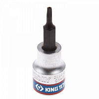 Насадка (бита) торцевая 3/8" TORX, T10, L = 50 мм, с отверстием KING TONY 302710