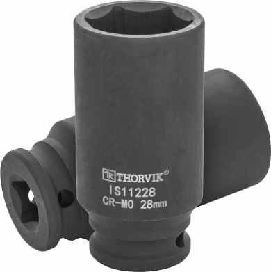 Головка торцевая ударная глубокая 1/2"DR, 28 мм Thorvik IS11228