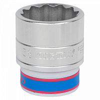 Головка торцевая стандартная двенадцатигранная 3/4", 38 мм KING TONY 633038M