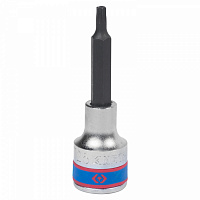 Насадка (бита) торцевая 1/2", TORX, T25, L = 80 мм, с отверстием KING TONY 403725