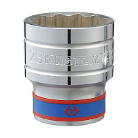 Головка торцевая стандартная двенадцатигранная 1/2" 19 мм KING TONY 433019M
