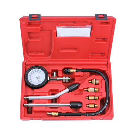 Licota ATP-2075 Компрессометр бензиновый, набор с гибкой, 2-мя жесткими насадками и переходниками