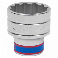 Головка торцевая стандартная двенадцатигранная 1/2", 33 мм KING TONY 433033M