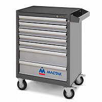 Тележка инструментальная серии «ОПТИМА», 7 полок, серая МАСТАК 521-07581MG