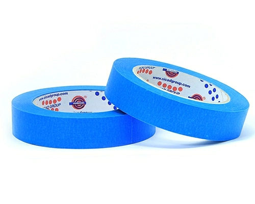 Лента маскировочная, 80°С-30мин, синяя, 19ммx45м