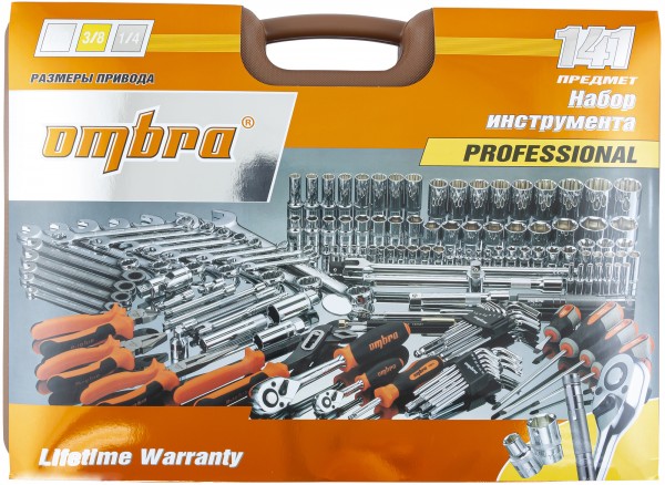 Набор инструмента универсальный Ombra OMT141S (141 пр.)