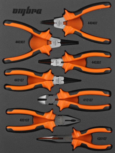 Набор шарнирно-губцевого инструмента Ombra OMT7STE