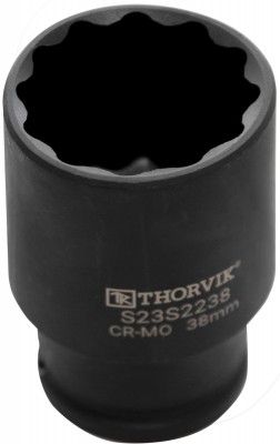 Головка торцевая ударная глубокая 12-гранная Thorvik S23S2236 (1/2"DR, 36 мм)