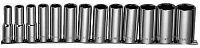 Набор головок торцевых глубоких S05HD4113S  MAXI-DRIVE 1/2"DR на держателе, 11-32 мм, 13 предметов