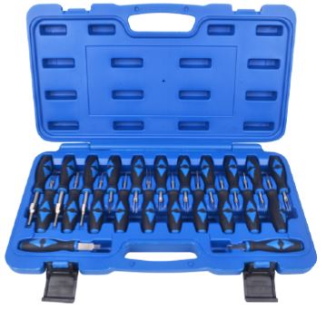 Набор инструментов для разборки электрических разъемов 23пр., в кейсе