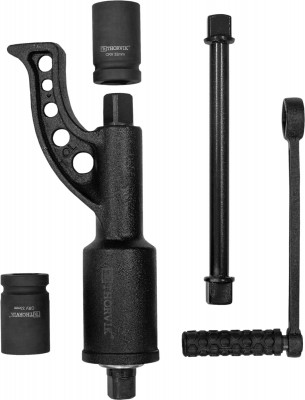 Гайковерт ручной механический удлиненный Thorvik LSW3 1"; DR, 3800 Нм и головки торцевые 1"; DR 32 мм, 33 мм