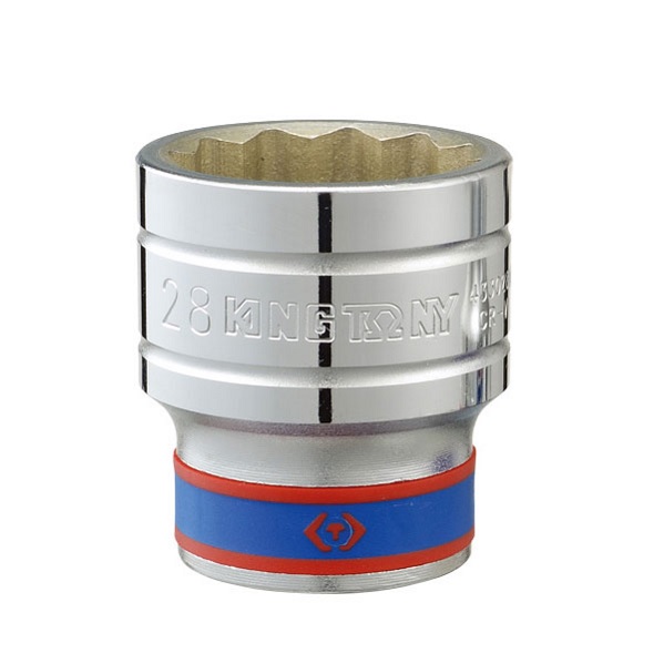 Набор торцевых головок с принадлежностями 1/2", двенадцатигранные, 10-32 мм, 24 предмета KING TONY 4028MR