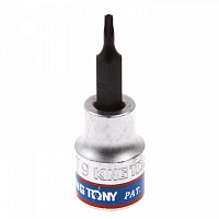 Насадка (бита) торцевая 3/8" TORX, T9, L = 50 мм, с отверстием KING TONY 302709