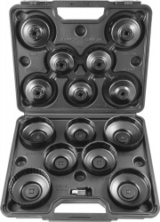 Набор съемников масляных фильтров чашка Thorvik AOFWS14 65-100 мм, 14 предметов