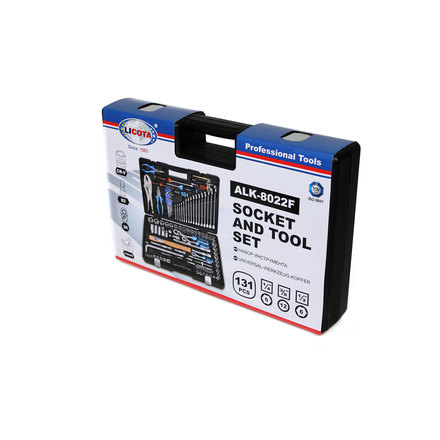 Licota ALK-8022F Набор инструмента 1/4", 3/8", 1/2", 6 и 12 гр. 131 предмет