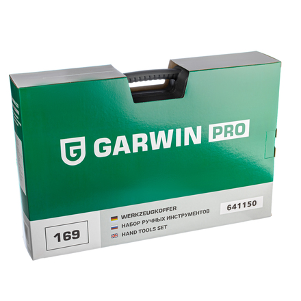 GARWIN PRO 641150 Набор ручных инструментов 1/4" и 1/2" 6 гр. 169 предметов