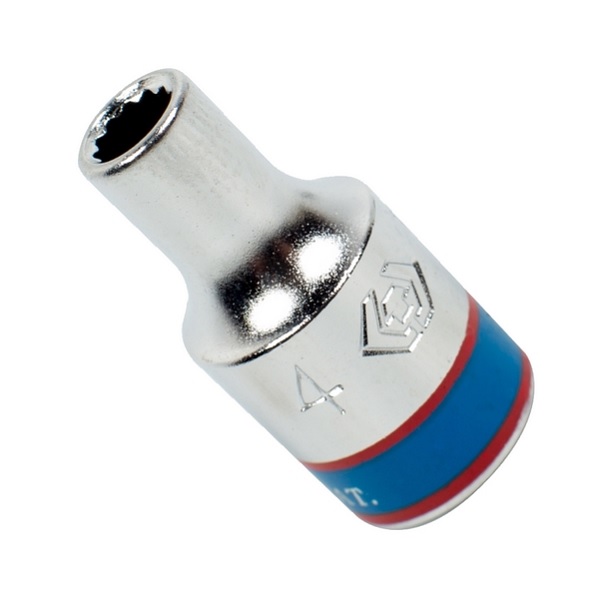 Головка торцевая стандартная двенадцатигранная 1/4", 4,5 мм KING TONY 233045M