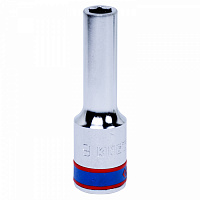 Головка торцевая глубокая шестигранная 1/2", 9 мм KING TONY 423509M