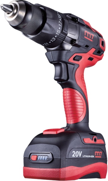 Аккумуляторная дрель-шуруповерт MIGHTY SEVEN DD-20502, 18 В