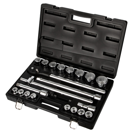 Licota ALK-6003F (ASK-10060) Набор торцевых головок 3/4" 6гр. 21пр., 19-50 мм