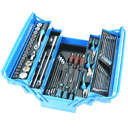 Licota AHB-533K01 Набор инструмента в металлическом ящике 57 предметов