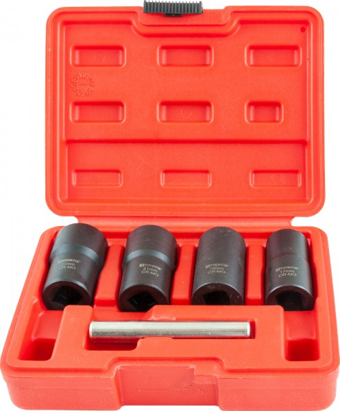 Набор головок BESS125 для поврежденного крепежа 1/2" DR, 17-22мм