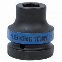 Головка торцевая ударная шестигранная 1", 19 мм KING TONY 853519M