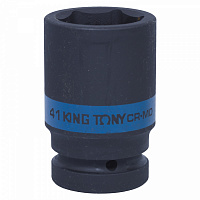 Головка торцевая ударная глубокая шестигранная 1", 41 мм KING TONY 843541M