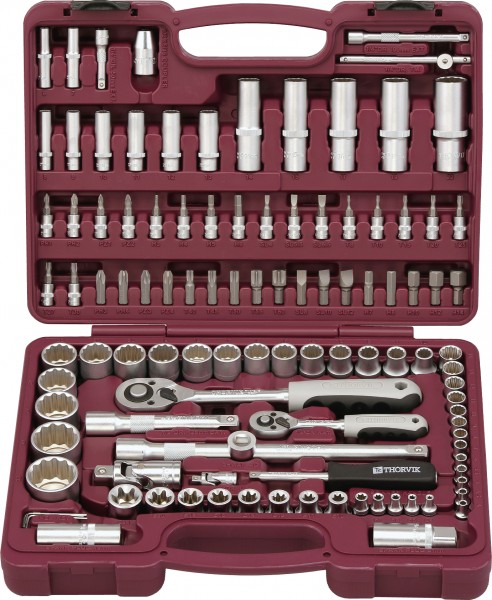 Набор инструмента универсальный Thorvik UTS0108/12 с головками торцевыми 12-гранными