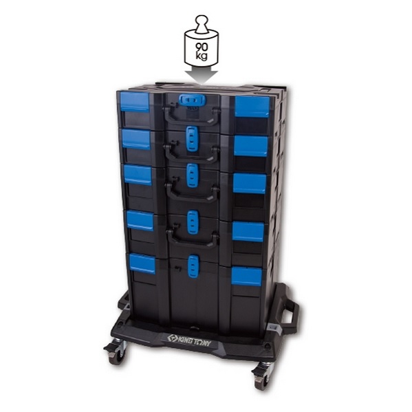 Подставка мобильная для инструментальных ящиков KING TONY 87405-9