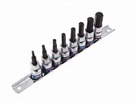 Набор торцевых насадок 3/8" HEX, 3-12 мм, L = 50 мм, 8 предметов KING TONY 3108PR8