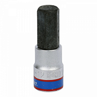 Насадка (бита) торцевая 3/8", HEX, 12 мм, L = 50 мм KING TONY 302512