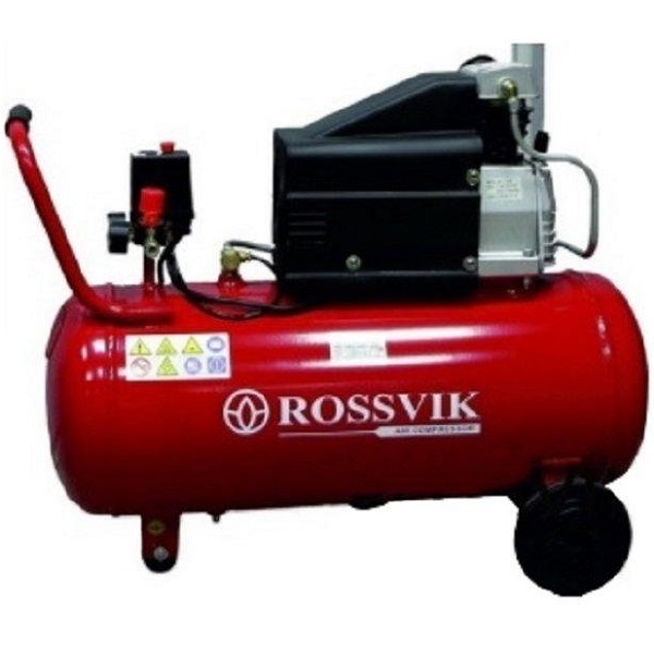 Компрессор поршневой ROSSVIK СБ4/С-24.J1048В (260 л/мин, 8 бар, ресивер 24 л, 220 В/1,8 кВт)