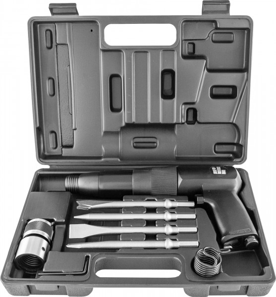 Набор молоток пневматический Jonnesway JAH-303HK с низкой вибрацией