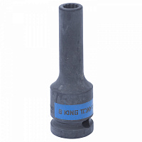 Головка торцевая ударная глубокая двенадцатигранная 1/2", 8 мм KING TONY 443008M
