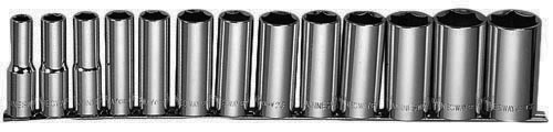 Набор головок торцевых глубоких S05HD4113S  MAXI-DRIVE 1/2"DR на держателе, 11-32 мм, 13 предметов